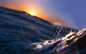 Ocean Sunset Macbook Wallpaper
