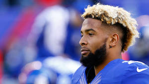 Odell Beckham Jr Side Portrait Wallpaper