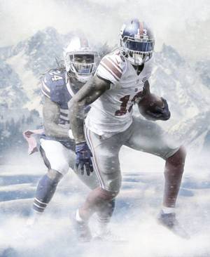 Odell Beckham Jr Snow Edit Wallpaper