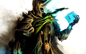 Odin’s Adopted Son, Loki, In The Classic Marvel Comic Story Wallpaper