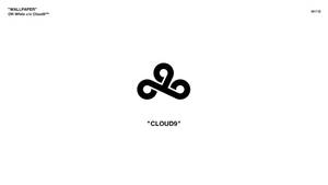 Off White Cloud9 Logo Wallpaper
