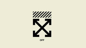 Off White Logo Iconic Hype Design Wallpaper