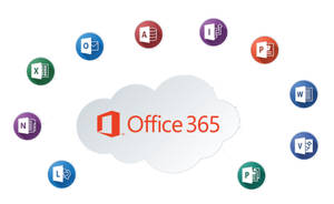 Office 365 Application Icons Wallpaper