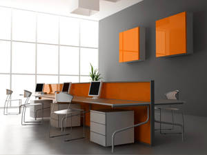 Office, Design, Desks, Computers, Graphics Wallpaper
