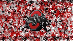 Ohio State Buckeyes Painted Art Wallpaper