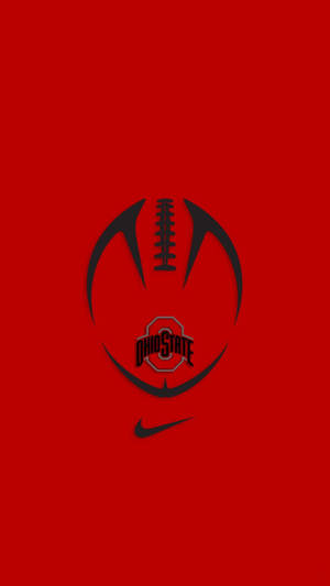 Ohio State Buckeyes Red Logo Wallpaper