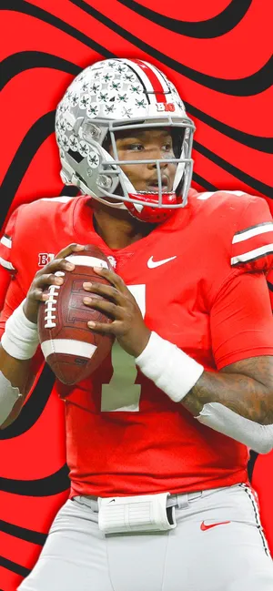 Ohio State Football Iphone Dwayne Haskins Wallpaper