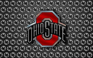 Ohio State Logo With Metallic Sheen Wallpaper