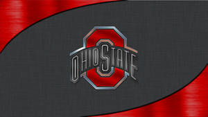 Ohio State University Dark Gray And Red Wallpaper