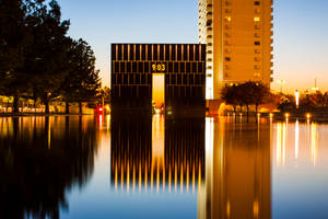 Oklahoma City Memorial Monument Wallpaper