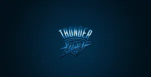 Oklahoma City Thunder Blue Abstraction Wallpaper