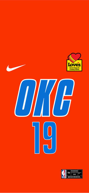 Oklahoma City Thunder Number Nineteen Wallpaper