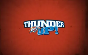 Oklahoma City Thunder Up Illustration Wallpaper