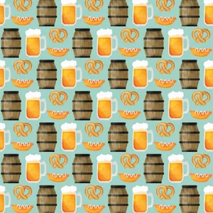 Oktoberfest Food And Drinks Wallpaper