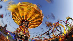 Oktoberfest Fun Rides Wallpaper