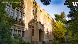 Old Building At University Of Washington Wallpaper