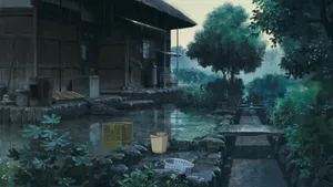 Old Japanese Town Lo Fi Desktop Wallpaper
