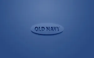 Old Navy 3d Blue Logo Wallpaper