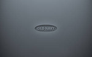 Old Navy 3d Gray Logo Wallpaper