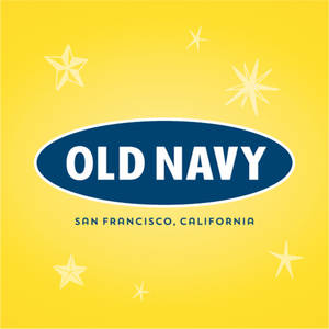 Old Navy Logo Yellow Stars Wallpaper