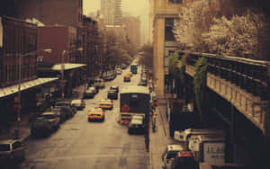 Old New York City Photograph Wallpaper