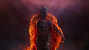 Old School Runescape Fire Armor Wallpaper