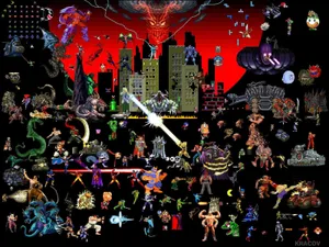 Old Video Game Retro Wallpaper