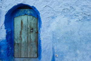 Old Wooden Door Unrecognizable Paint Wallpaper