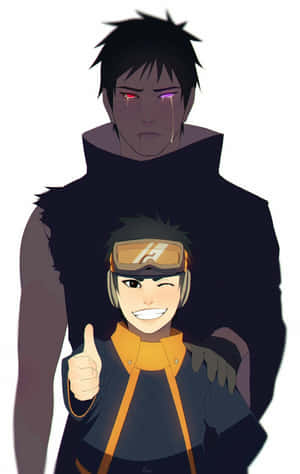 Old Young Smiling And Crying Obito Wallpaper