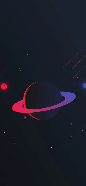 Oled Pink Planet Wallpaper