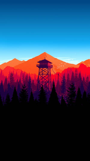 Oled Watch Tower Wallpaper