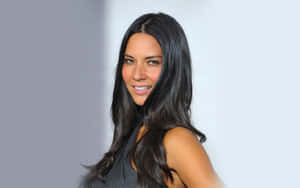 Olivia Munn Smiling Portrait Wallpaper