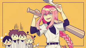 Omori Aubrey Baseball Player Wallpaper