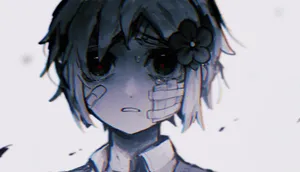 Omori Basil Band-aids Cheeks Wallpaper