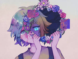 Omori Basil Floral Crown Wallpaper