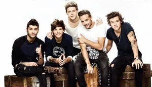 One Direction In Crates Wallpaper