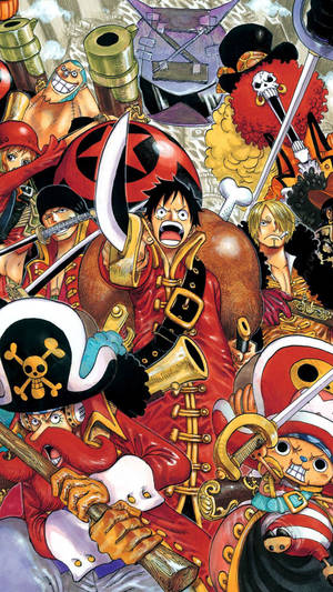 One Piece Characters Fan Art Wallpaper