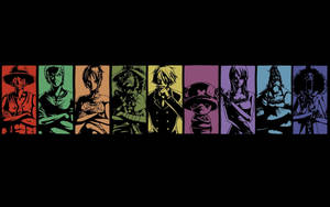 One Piece Desktop Straw Hat Gang Wallpaper