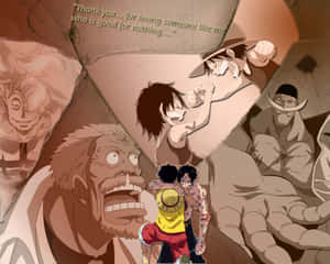 One Piece Emotional Montage Wallpaper