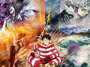 One Piece Luffy Amazing Artwork Wallpaper