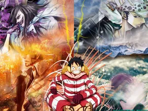 One Piece Luffy Amazing Artwork Wallpaper