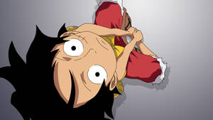 One Piece Luffy Close Up Wallpaper