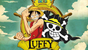 One Piece Luffy With Chopper Flag Wallpaper