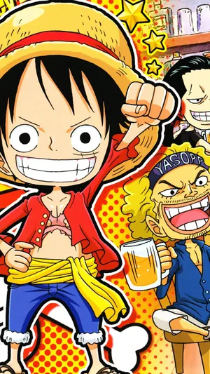 One Piece Pop Art Iphone Wallpaper