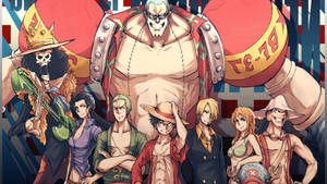 One Piece Straw Hat Crew Fan Art Wallpaper
