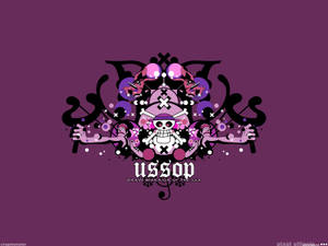 One Piece Usopp Purple Aesthetic Wallpaper