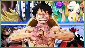 One Piece Wano Luffy Ready Wallpaper