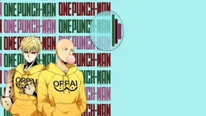 One Punch Man 1192 X 670 Wallpaper