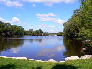 Ontario Park Landscape Wallpaper