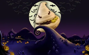 Oogie Boogie Moon Wallpaper